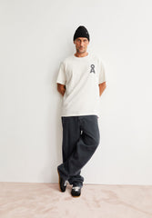 AADRU Å ZICK ZACK T-SHIRT | pure