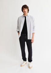AARJO TARPA TAPERED JEANS | black washed authentic