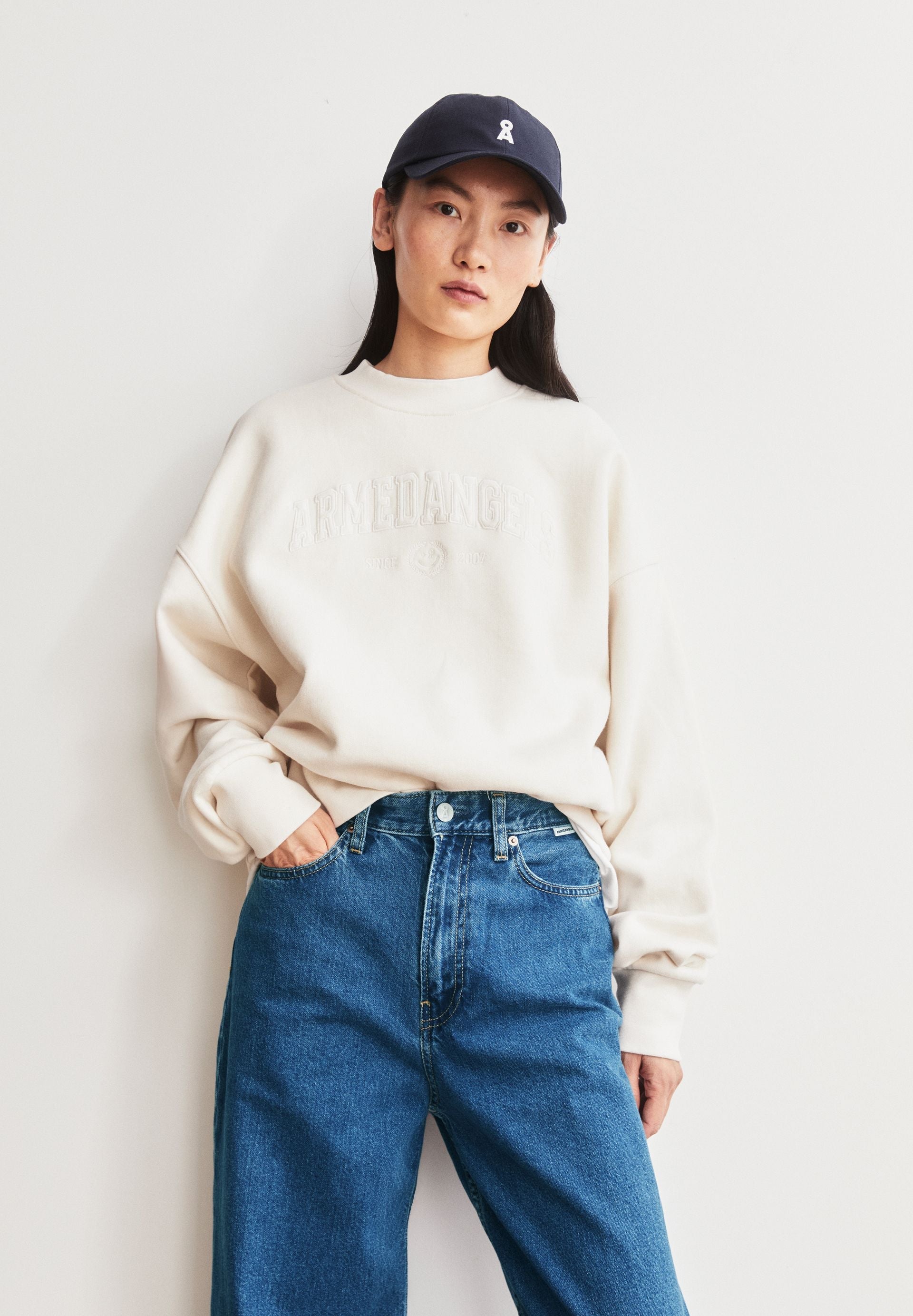 ALIZAA COLLEGE-SWEATSHIRT | undyed