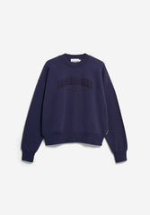 ALIZAA COLLEGE-SWEATSHIRT | tinted navy