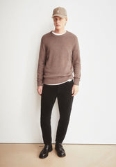 ALVAARIO STRICKPULLOVER | earthshade-dark earth-oatmilk