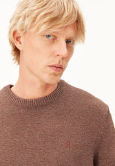 ALVAARIO STRICKPULLOVER | earthshade-dark earth-oatmilk